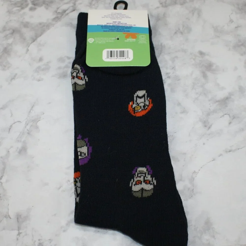 SCOOBY DOO Socks Halloween Spooky Creepy Crew Unisex October Black One Size